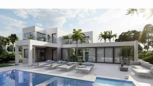 Modern house with privacy in Nova Santa Ponsa Modern house with privacy in Nova Santa Ponsa